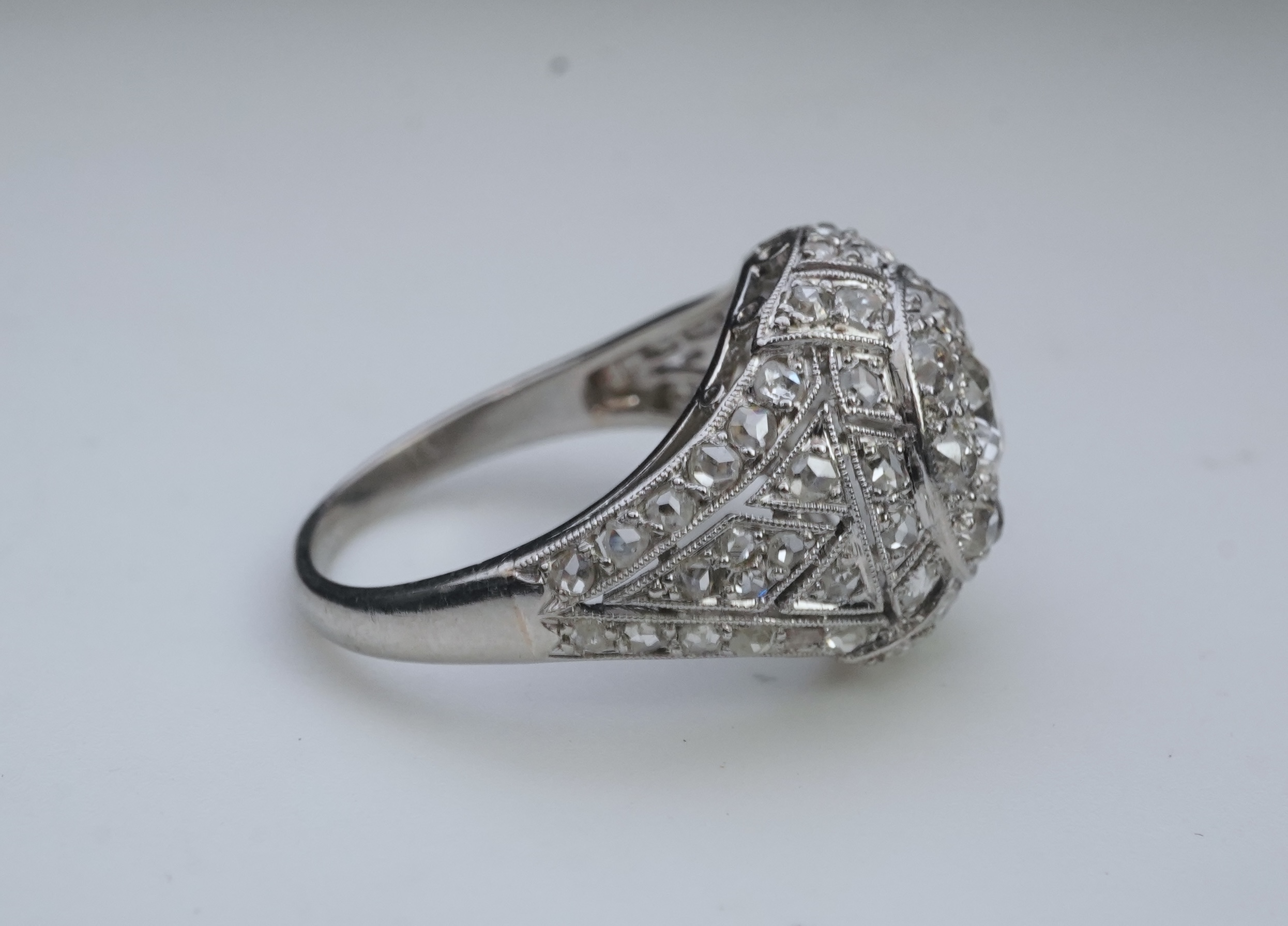 A diamond dress ring